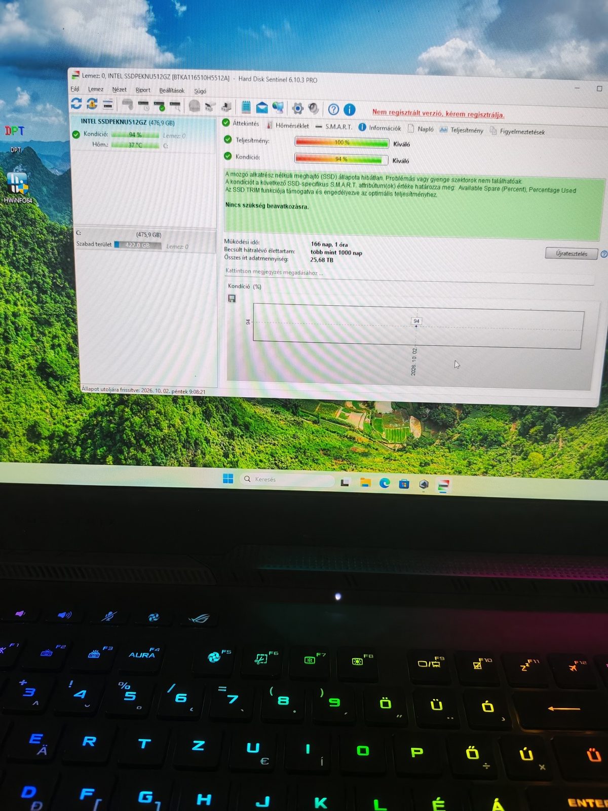 591 ASUS ROG Strix SCAR 17 Ryzen 9 5900HX, 32GB RAM, 512GB SSD, RTX 3070 – 6. kép